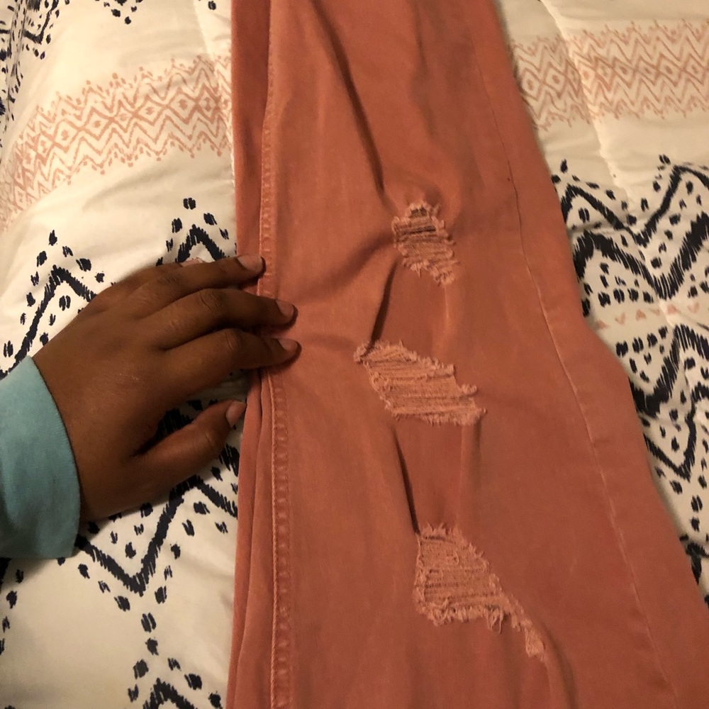 Pink jeans
